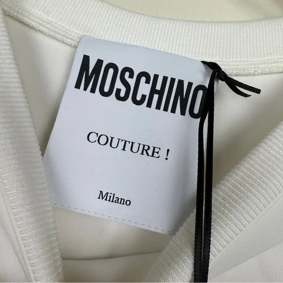 Moschino 2020 Halloween Scar Embroidered T-Shirt Dress